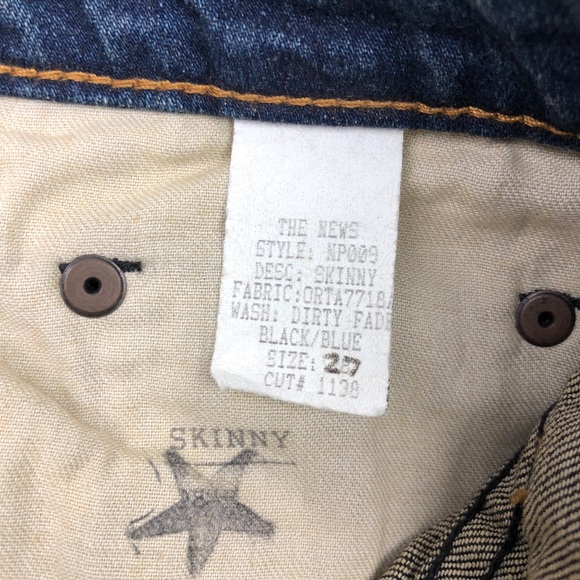 6397 Skinny Skirt Skinny Dirty Washer Black Fade - Picture 4 of 4